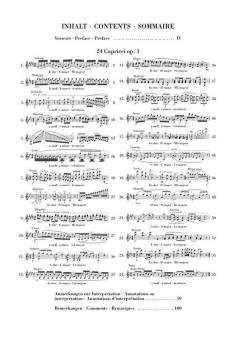 24 Capricci op. 1 von Niccolò Paganini für Violine solo im Alle Noten Shop kaufen