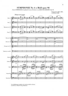 Die Symphonien Nr. 1-4 im Schuber von Johannes Brahms 