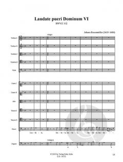 Vesperpsalmen 5: Laudate pueri von Johann Rosenmüller 