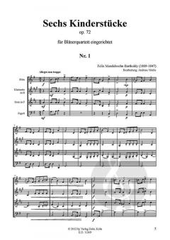 Sechs Kinderstücke op. 72 (Felix Mendelssohn Bartholdy) 