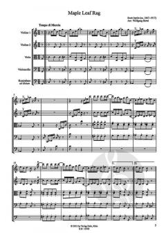 Maple Leaf Rag von Scott Joplin für Streichquartett im Alle Noten Shop kaufen