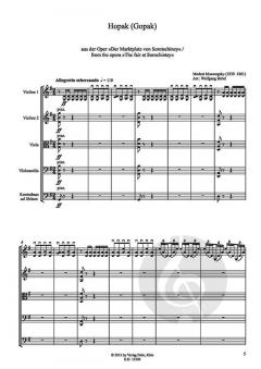 Hopak (Gopak) von Modest Petrowitsch Mussorgski für Streichquartett (aus Der Marktplatz von Sorotschinzy) im Alle Noten Shop kaufen