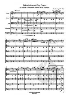 Holzschuhtanz von Albert Lortzing für Streichquartett (aus Zar und Zimmermann) im Alle Noten Shop kaufen
