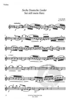 Sechs deutsche Lieder op. 103 (Louis Spohr) 