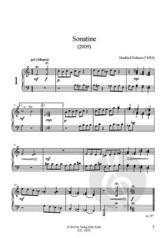 Sonatine und 1 2 3 4 7 für Klavier von Manfred Niehaus im Alle Noten Shop kaufen (Partitur)