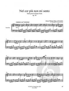 Variationen Vol. 5 von Johann Wilhelm Wilms für Pianoforte im Alle Noten Shop kaufen (Partitur)