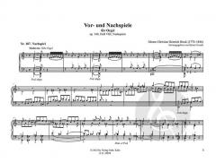 Vor- und Nachspiele für die Orgel Band 8 von Johann Christian Heinrich Rinck im Alle Noten Shop kaufen (Partitur)