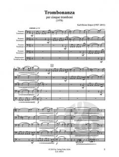 Trombonanza von Karl-Heinz Köper für fünf Posaunen (1978) im Alle Noten Shop kaufen