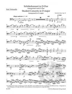 Concerto D-Dur op. 22 von Christoph Sassmannshaus 