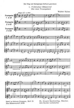 Drei Bläserrufe von Walter Kainz 