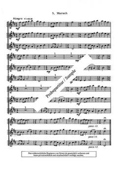 Fünf kurze Stücke von Paul Cadow 