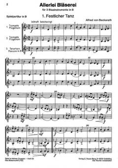 Allerlei Bläserei (Alfred v. Beckerath) 