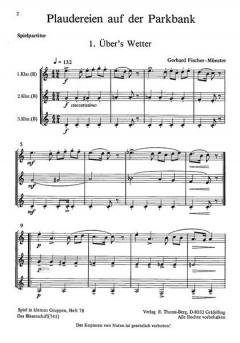 Plaudereien auf der Parkbank von Gerhard Fischer-Münster 