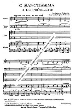 O sanctissima (Ludwig van Beethoven) 