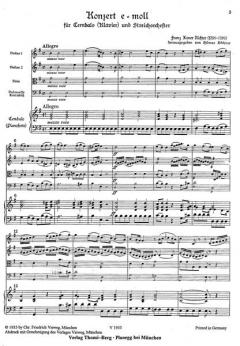 Konzert für Cembalo und Streicher (Franz Xaver Richter) 