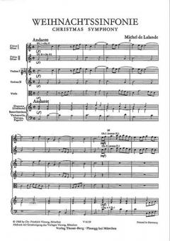 Weihnachtssinfonie von Michel-Richard Delalande 