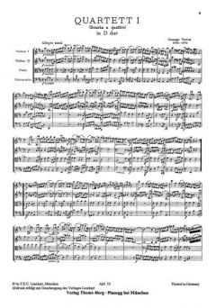 Quartett I (Sonata a quattro) von Guiseppe Tartini 