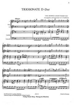 Triosonate von Carl Heinrich Graun 