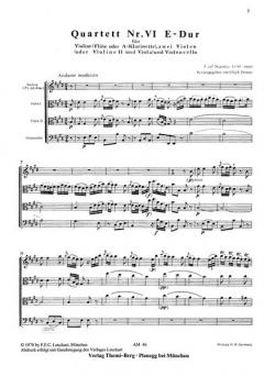 Quartett Nr. IV von Carl Stamitz 