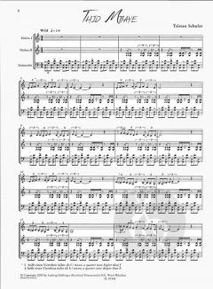 Triology around the World für 2 Violinen und Violoncello von Tristan Schulze 