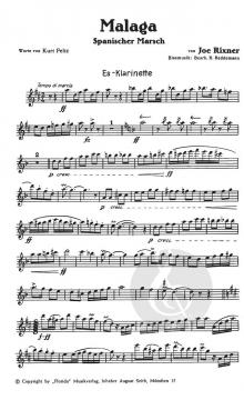 Malaga, Spanischer Marsch von Joe Rixner 