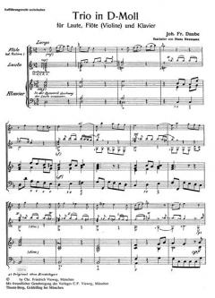 Trio in (Johann Friedrich Daube) 