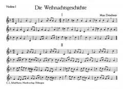 Die Weihnachtsgeschichte (Brieger Christnacht 1944) von Max Drischner 