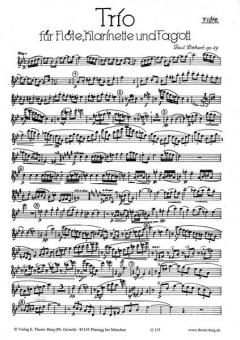 Trio von Wolfgang Amadeus Mozart für Holzbläser Trio (Stimmensatz) im Alle Noten Shop kaufen