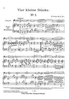 Vier kleine Stücke von Max Gulbins 