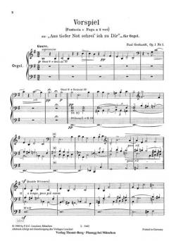 Drei Choralvorspiele von Paul Gerhardt 