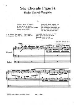 Six Chorals figurés 