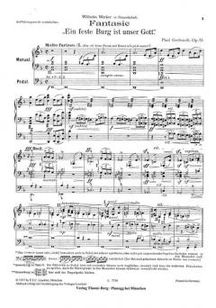 Fantasie 'Ein feste Burg ist unser Gott' von Paul Gerhardt 