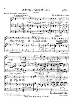 Sieben Weihnachtslieder von Richard Trunk 