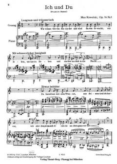 Fünf Lieder von Max Kowalski 