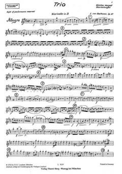 Trio von Ludwig van Beethoven für Holzbläser Trio (Stimmensatz) im Alle Noten Shop kaufen