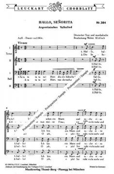 Hallo, Señorita (Walter Klefisch) 
