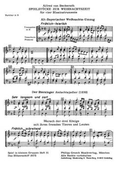 Spielstücke zur Weihnachtszeit (Alfred v. Beckerath) 