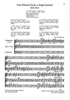 Weihnachtslieder für 5 Bläser (Paul Cadow) 