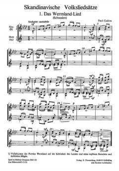 Skandinavische Volksliedsätze (Paul Cadow) 
