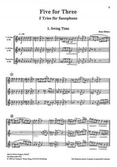 Five for Three von Hans Hütten 