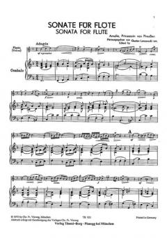 Sonate von Anna Amalia von Preußen 