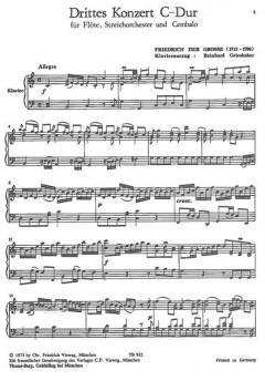 Konzert Nr. 3 von Friedrich II. 