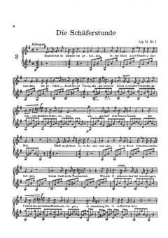 Gitarrelieder von Carl Maria von Weber 