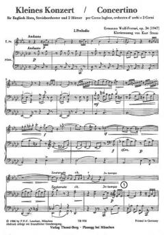 Kleines Konzert von Ermanno Wolf-Ferrari 