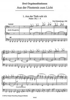 Drei Orgelmeditationen von Peter Schammberger im Alle Noten Shop kaufen