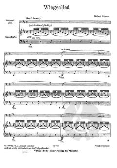 Wiegenlied von Richard Strauss 