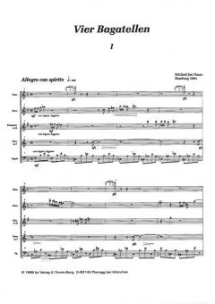 Vier Bagatellen 