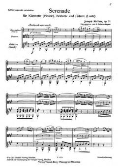 Serenade von Joseph Küffner 