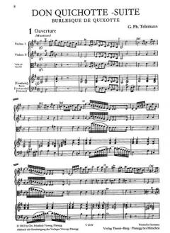 Don Quichotte-Suite von Georg Philipp Telemann 