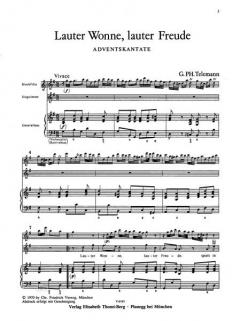 Lauter Freude, lauter Wonne (Georg Philipp Telemann) 